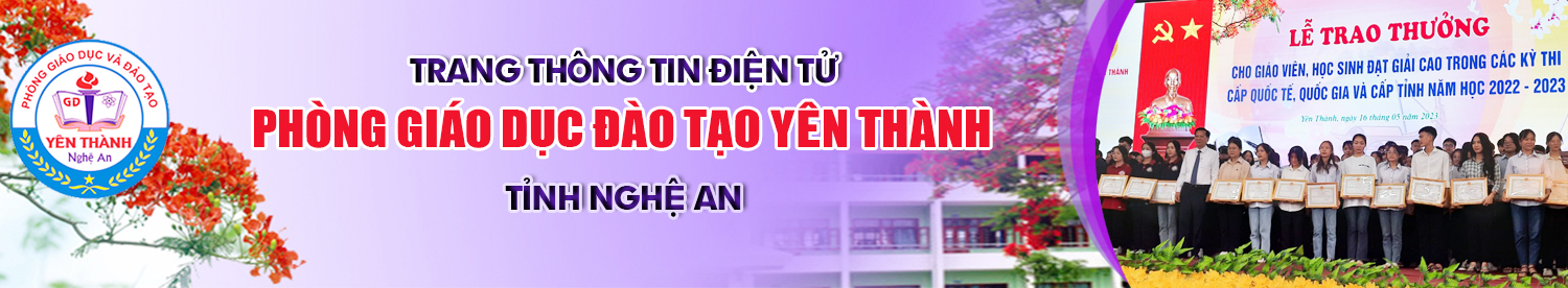 Phòng GD& ĐT Yên Thành - Nghệ An